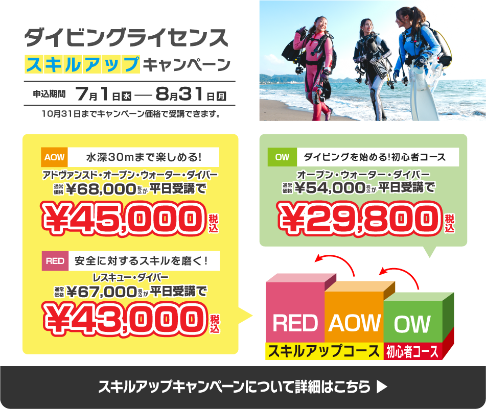 スキルアップもキャンペーンでお得