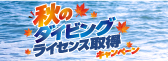 ダイビングライセン取得キャンペーン